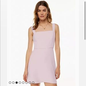 Aritzia Wilfred APERATURE TIE BACK DRESS - cloudy lilac